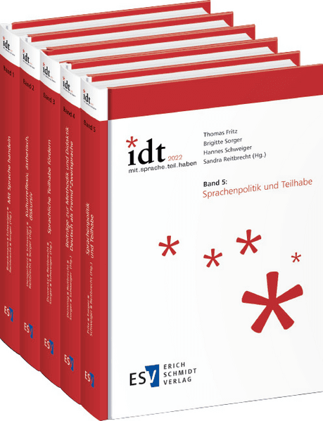 IDT 2022: *mit.sprache.teil.haben - - Bände 1–5 als Gesamtpaket