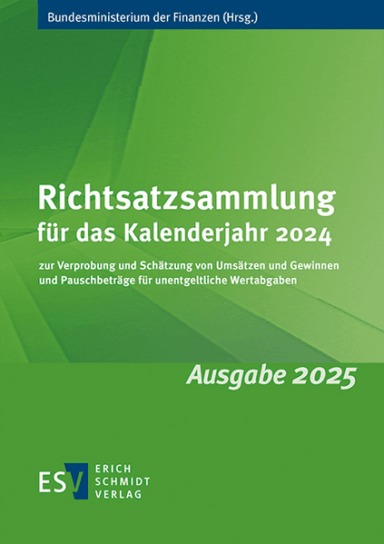 Richtsatzsammlung für das Kalenderjahr 2024