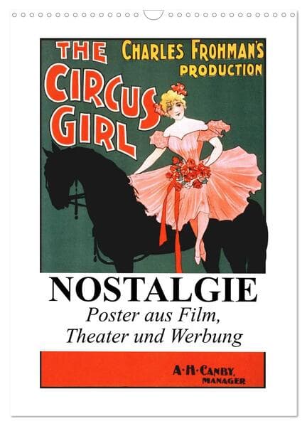 NOSTALGIE Poster aus Film, Theater und Werbung (Wandkalender 2026 DIN A3 hoch), CALVENDO Monatskalender