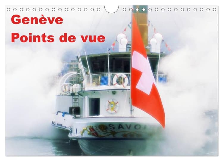 Genève Points de vue (Calendrier mural 2026 DIN A4 vertical), CALVENDO calendrier mensuel