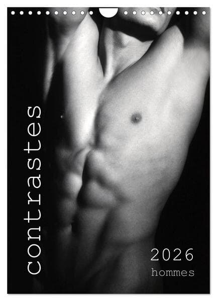 contrastes hommes (Calendrier mural 2026 DIN A4 horizontal), CALVENDO calendrier mensuel