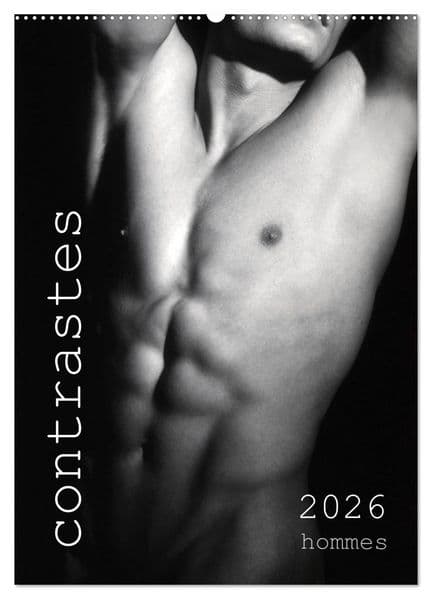 contrastes hommes (Calendrier mural 2026 DIN A2 horizontal), CALVENDO calendrier mensuel