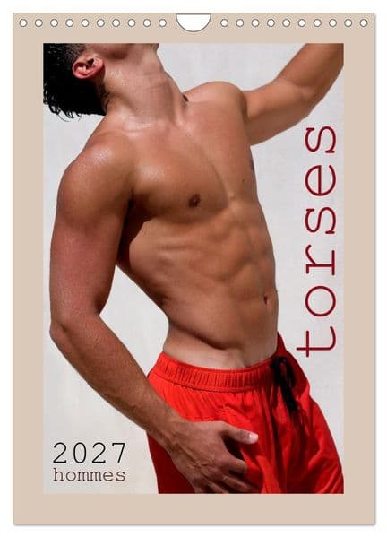 Torses - Hommes (Calendrier mural 2027 DIN A4 horizontal), CALVENDO calendrier mensuel