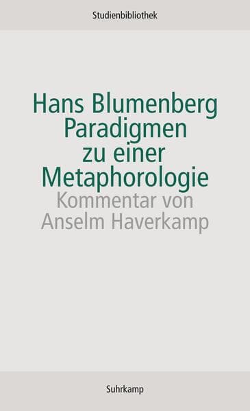 Paradigmen zu einer Metaphorologie
