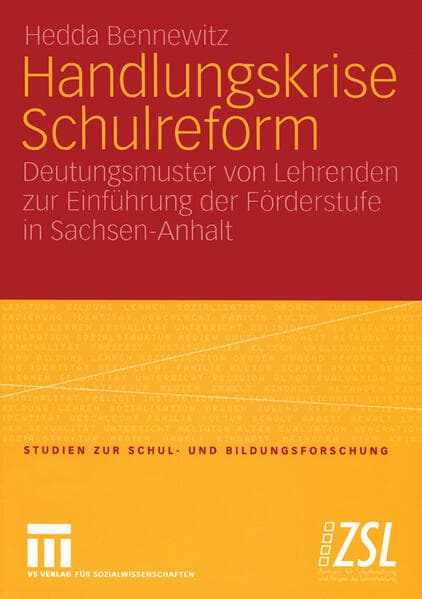 Handlungskrise Schulreform