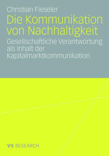 Die Kommunikation von Nachhaltigkeit