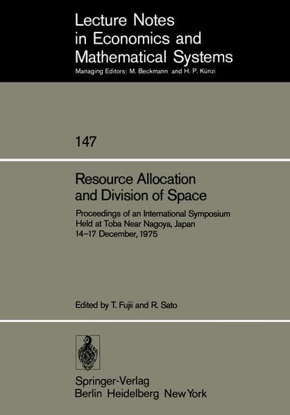 Resource Allocation and Division of Space