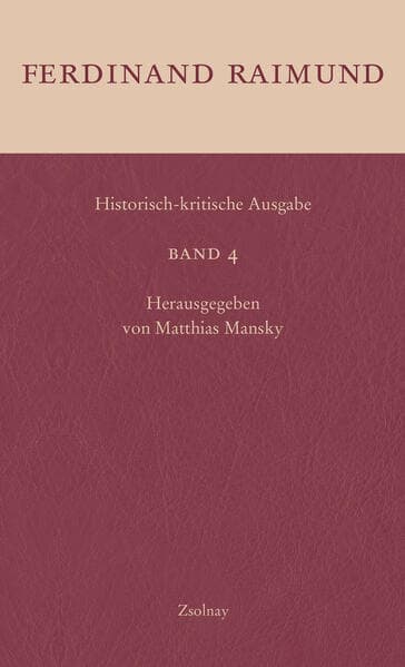 Historisch-kritische Ausgabe Band 4