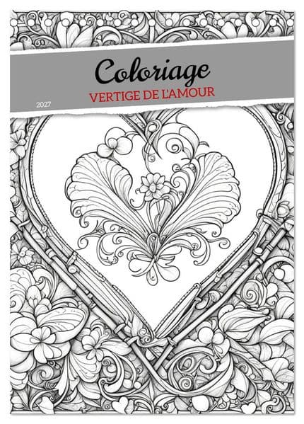 Coloriage (Calendrier de bureau 2027 DIN A5 horizontal), CALVENDO calendrier mensuel