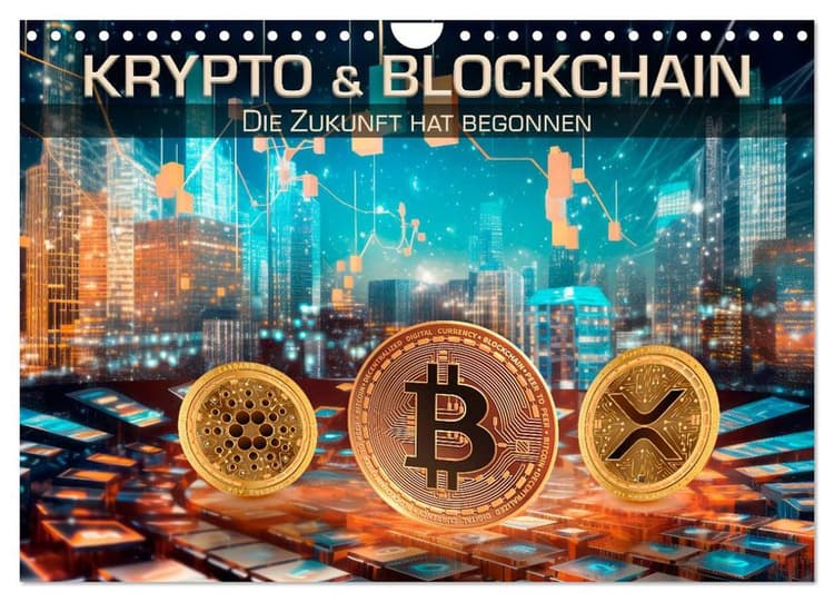 Krypto und Blockchain (Wandkalender 2027 DIN A4 quer), CALVENDO Monatskalender