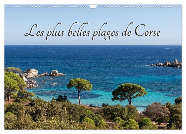 Les plus belles plages de Corse (Calendrier mural 2027 DIN A3 vertical), CALVENDO calendrier mensuel