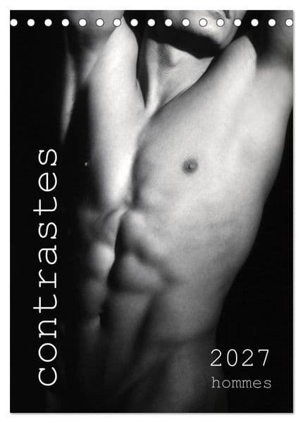 contrastes hommes (Calendrier de bureau 2027 DIN A5 horizontal), CALVENDO calendrier mensuel