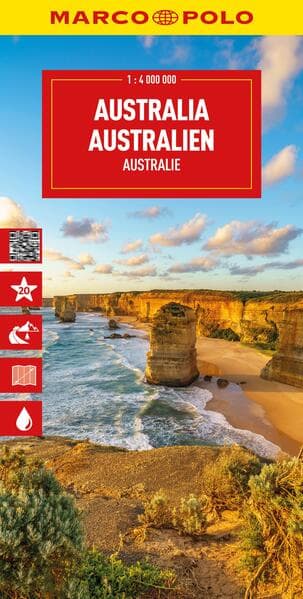 MARCO POLO Reisekarte Australien 1:4 Mio