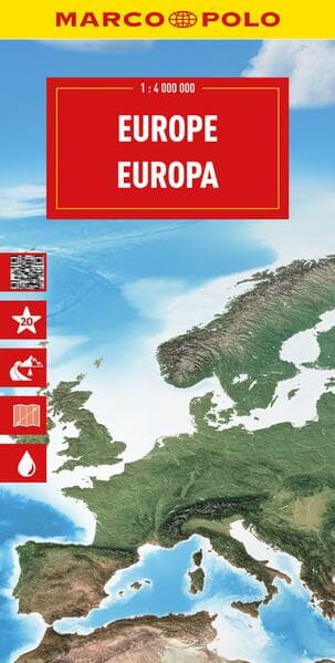 MARCO POLO Reisekarte Europa 1:4 Mio