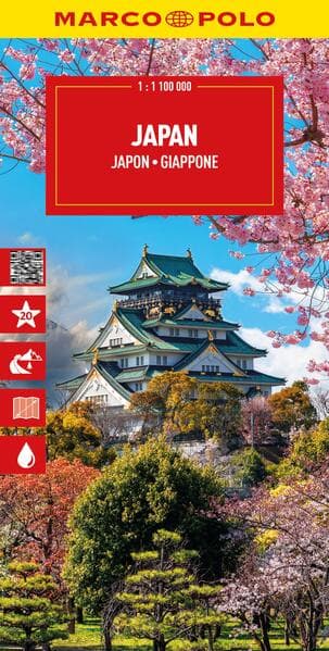 MARCO POLO Reisekarte Japan 1:1,1 Mio