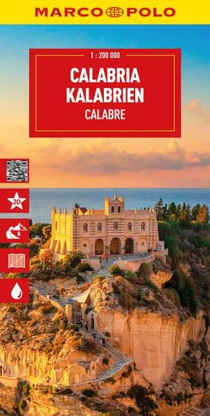MARCO POLO Reisekarte Italien 13 Kalabrien 1:200.000