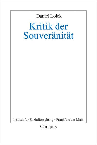 Kritik der Souveränität