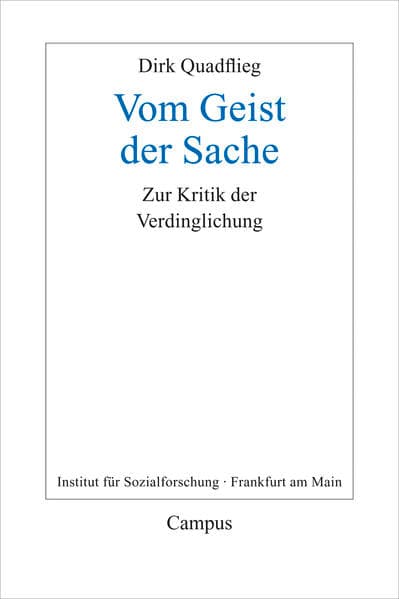 Vom Geist der Sache