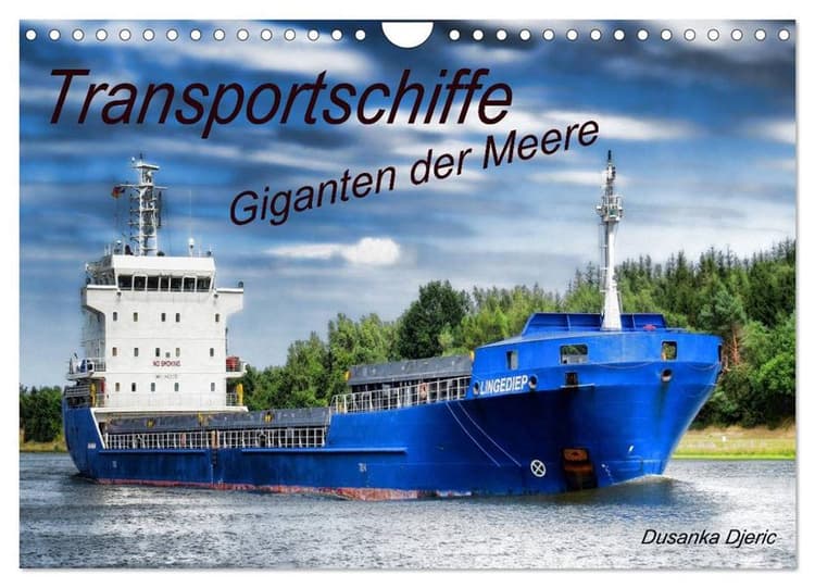 Transportschiffe Giganten der Meere (Wandkalender 2027 DIN A4 quer), CALVENDO Monatskalender
