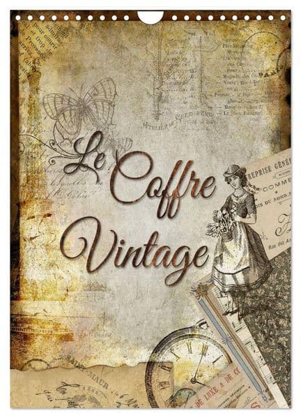 Le coffre vintage (Calendrier mural 2027 DIN A4 horizontal), CALVENDO calendrier mensuel