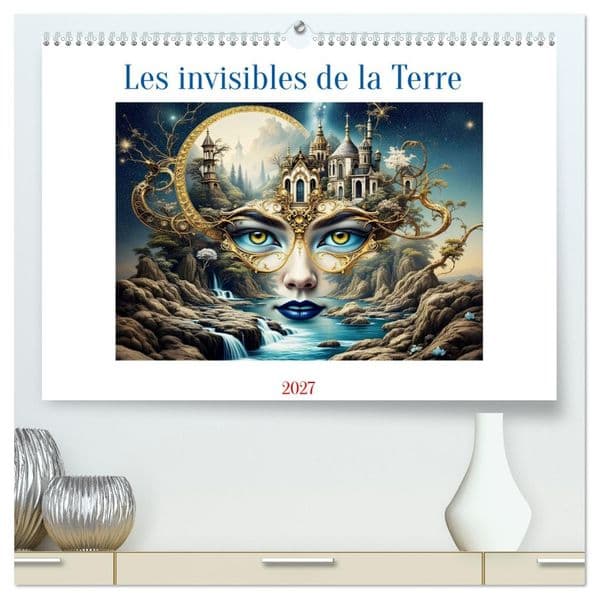 Les invisibles de la Terre (Calendrier mural haut de gamme 2027 DIN A2 vertical), CALVENDO calendrier mensuel