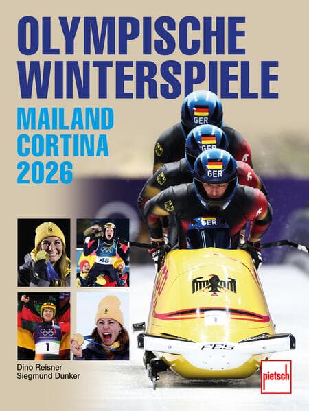 Olympische Winterspiele - Die XXV. Winterspiele in Mailand/Cortina d'Ampezzo/Norditalien. Mit Stars wie Johannes Lochner, Philipp Raimund, Laura Nolte, Tobias Wendl