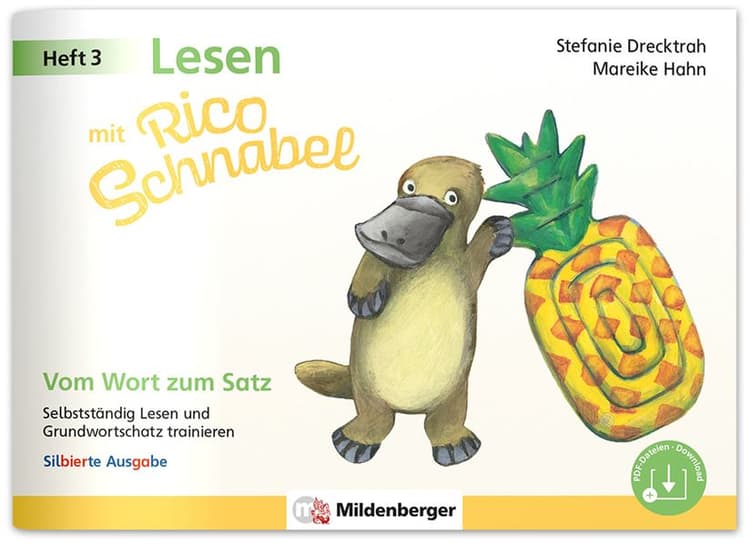 Lesen mit Rico Schnabel, Heft 3: Vom Wort zum Satz - silbierte Ausgabe