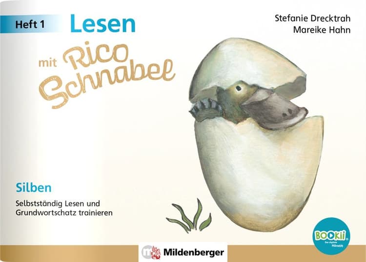 Lesen mit Rico Schnabel, Heft 1: Silben - für BOOKii®