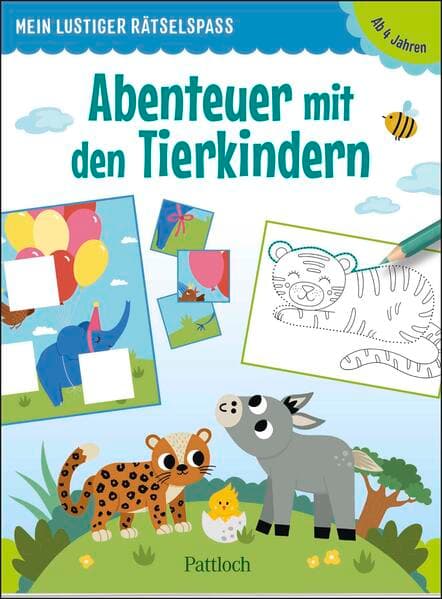 Mein lustiger Rätselspaß – Abenteuer mit den Tierkindern