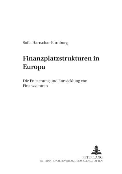 Finanzplatzstrukturen in Europa