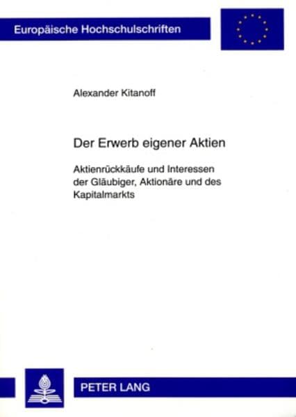 Der Erwerb eigener Aktien