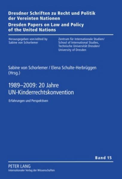 1989-2009: 20 Jahre UN-Kinderrechtskonvention