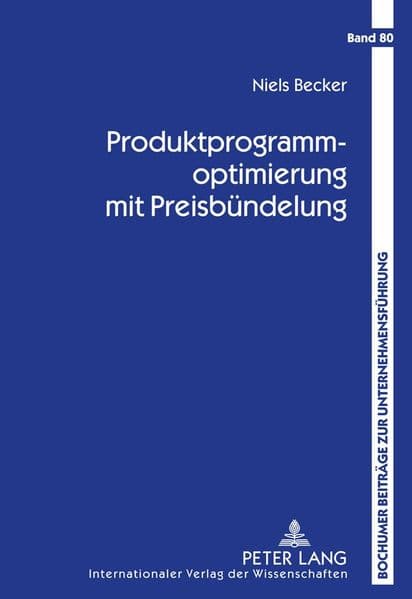 Produktprogrammoptimierung mit Preisbündelung