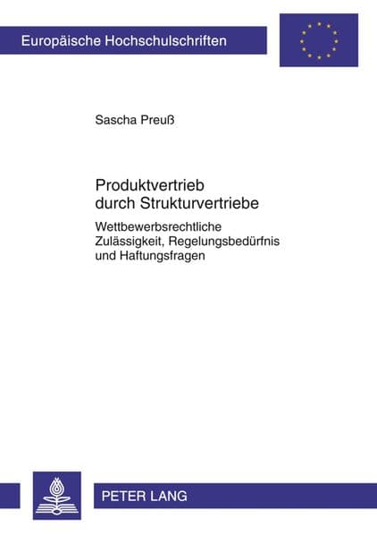 Produktvertrieb durch Strukturvertriebe