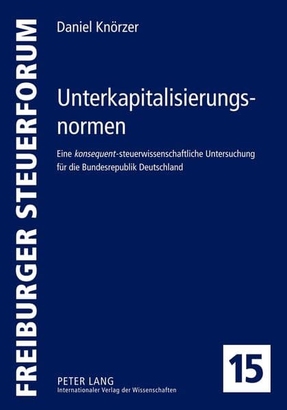 Unterkapitalisierungsnormen