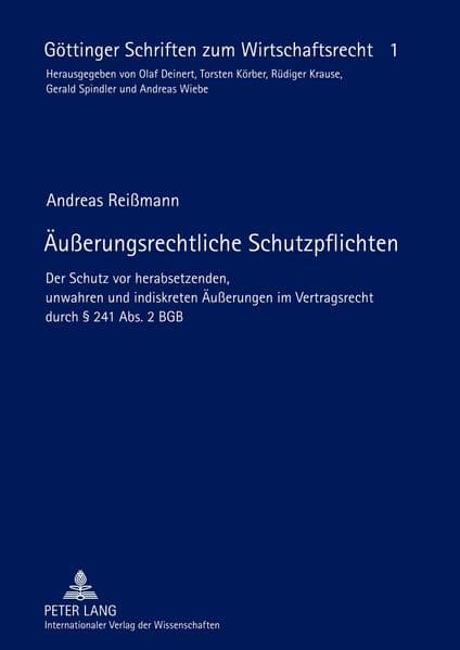 Äußerungsrechtliche Schutzpflichten