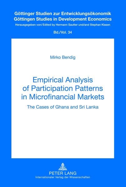 Empirical Analysis of Participation Patterns in Microfinancial Markets