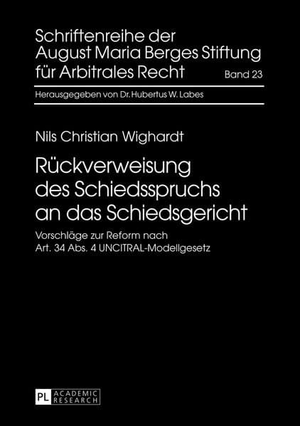 Rückverweisung des Schiedsspruchs an das Schiedsgericht