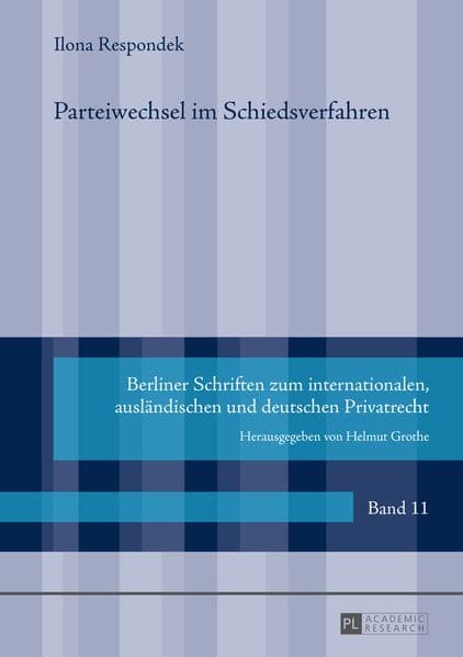 Parteiwechsel im Schiedsverfahren