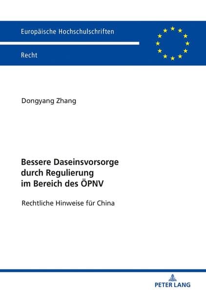 Bessere Daseinsvorsorge durch Regulierung im Bereich des ÖPNV