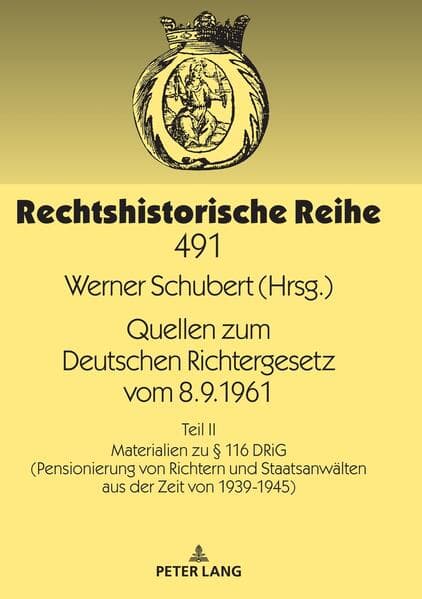 Quellen zum Deutschen Richtergesetz vom 8.9.1961