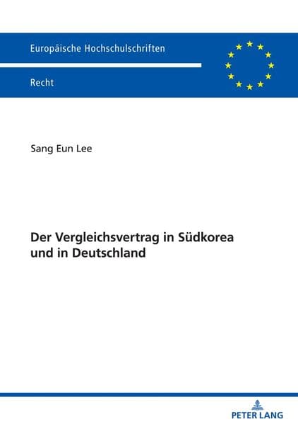 Der Vergleichsvertrag in Südkorea und in Deutschland