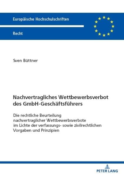 Nachvertragliches Wettbewerbsverbot des GmbH-Geschäftsführers