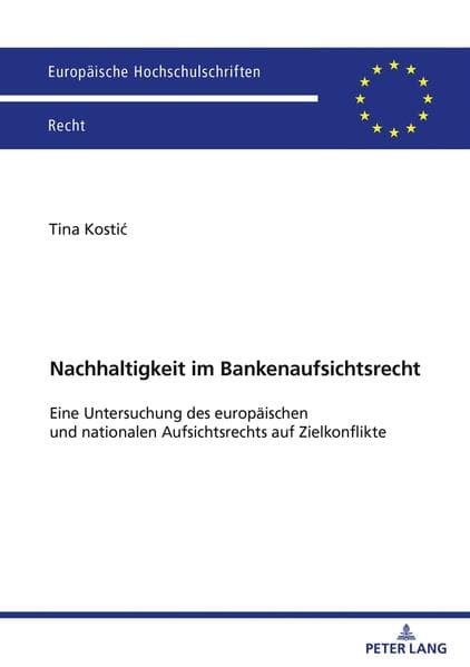 Nachhaltigkeit im Bankenaufsichtsrecht