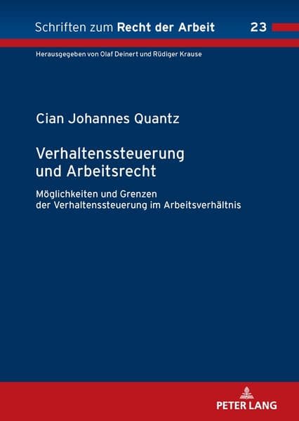 Verhaltenssteuerung und Arbeitsrecht