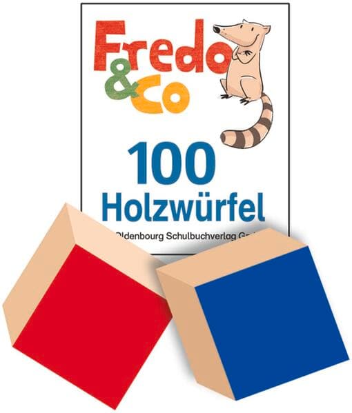 Fredo - Mathematik, Zu allen Ausgaben, 1. Schuljahr, Holzwürfel, 100er-Pack