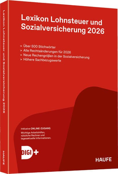 Lexikon Lohnsteuer und Sozialversicherung 2026 plus Onlinezugang