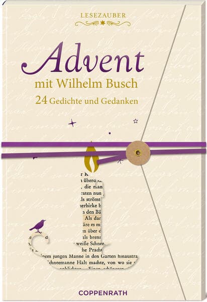 Brief-Adventskalenderbuch – Advent mit Wilhelm Busch