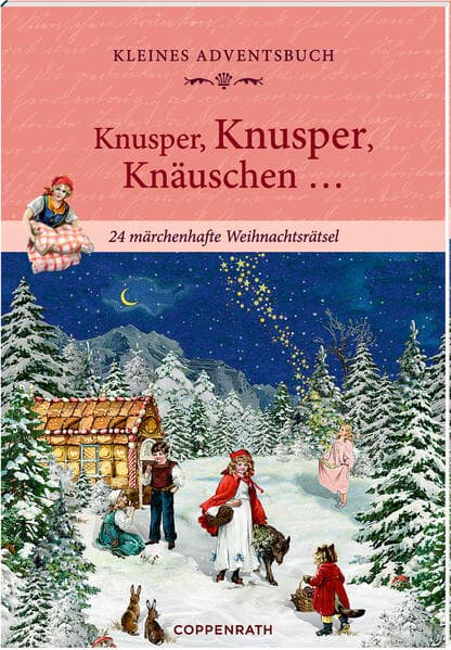 Adventskalenderbuch mit Türchen - Knusper, knusper, knäuschen