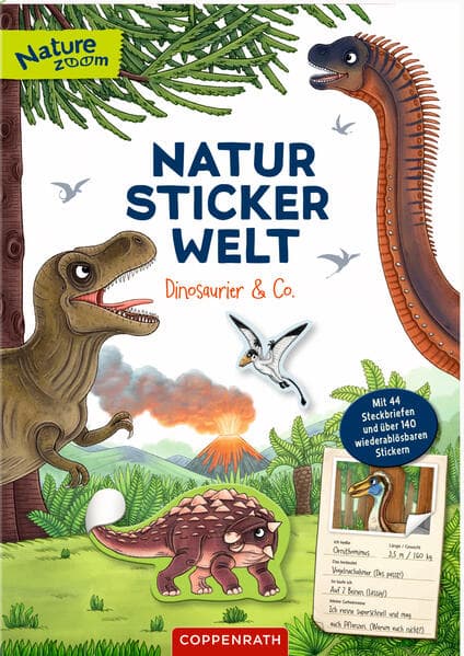 Natur-Stickerwelt - Dinosaurier und Co
